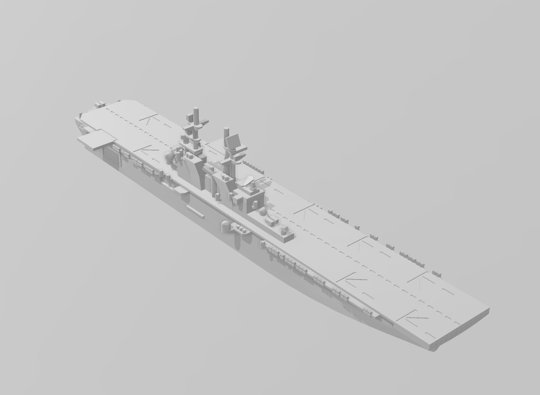 America Class Amphibious - United States Navy - Wargaming - Naval Miniature - US Navy - Tabletop - Warships