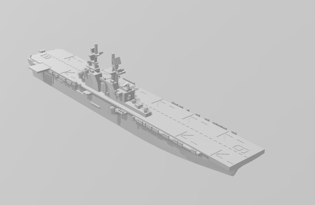 America Class Amphibious - United States Navy - Wargaming - Naval Miniature - US Navy - Tabletop - Warships