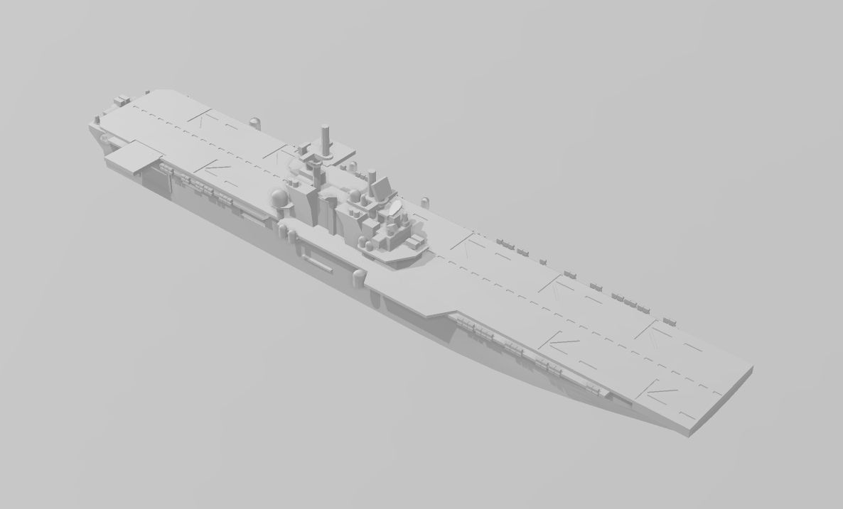 America Class Amphibious - United States Navy - Wargaming - Naval Miniature - US Navy - Tabletop - Warships