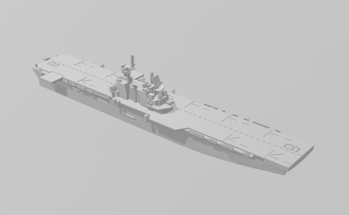 America Class Amphibious - United States Navy - Wargaming - Naval Miniature - US Navy - Tabletop - Warships