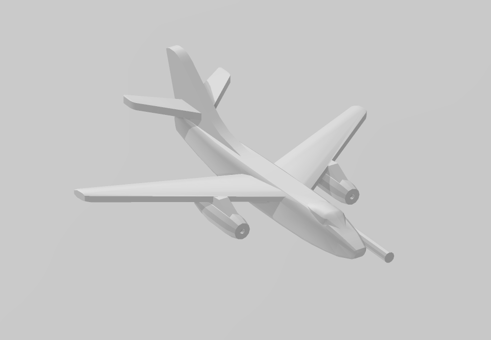 Aircraft - KA-3B - Skywarrior - US Navy - 1:900 - Wargaming - Axis and Allies - Naval Miniature - Tabletop Games - Warships