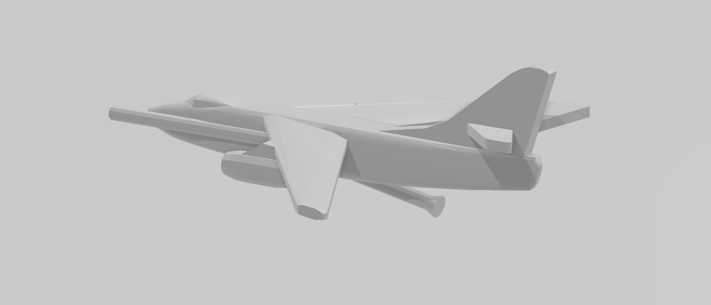 Aircraft - KA-3B - Skywarrior - US Navy - 1:900 - Wargaming - Axis and Allies - Naval Miniature - Tabletop Games - Warships