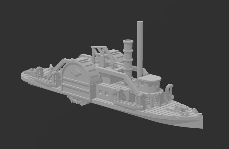 CSS Calhoun - Confederate - 1/600 Scale - Ships - Sailboats - Age of Sail