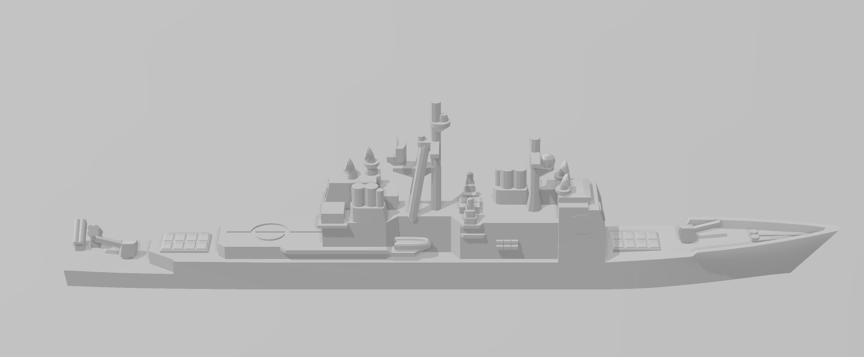 Ticonderoga - USN - Wargaming - Axis and Allies - Naval Miniature - Tabletop Games - Warships