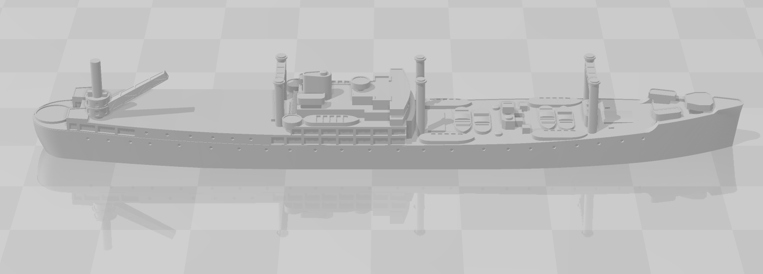 USS Tangier - United States Navy - Wargaming - Axis & Allies - Naval Miniature - Games - Warships - C.O.B.