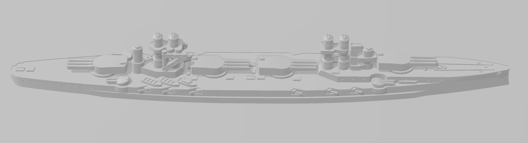 Dante Alighieri - Italian Navy - Wargaming - Axis & Allies - Naval Miniature - Warships - C.O.B.