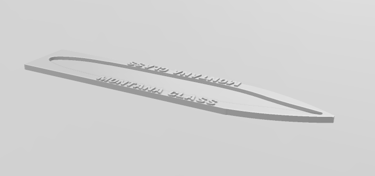 Montana Class - Ship Bases - Naval Miniature Bases