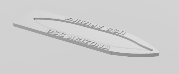 Arizona Class - Ship Bases - Naval Miniature Bases