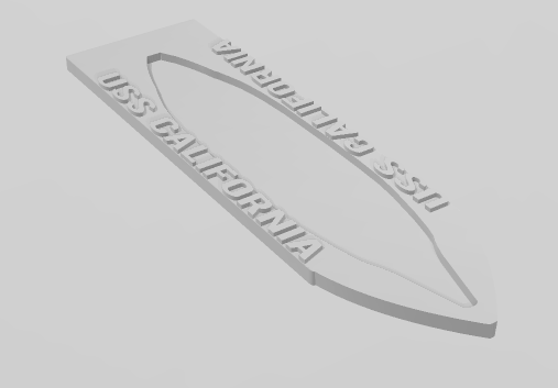 California Class - Ship Bases - Naval Miniature Bases