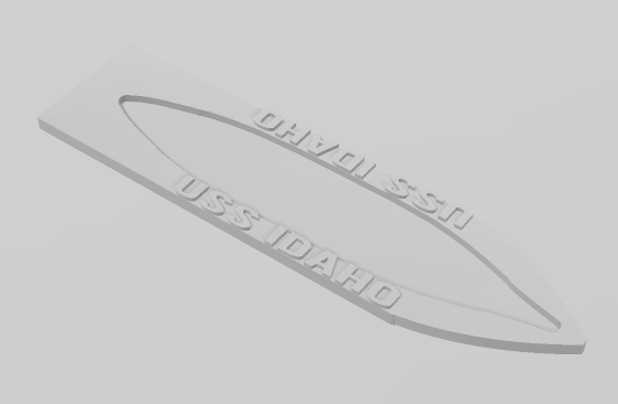 Idaho Class - Ship Bases - Naval Miniature Bases