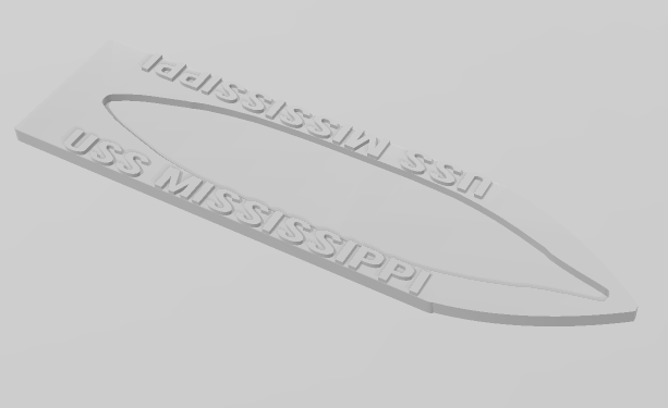 Mississippi Class - Ship Bases - Naval Miniature Bases