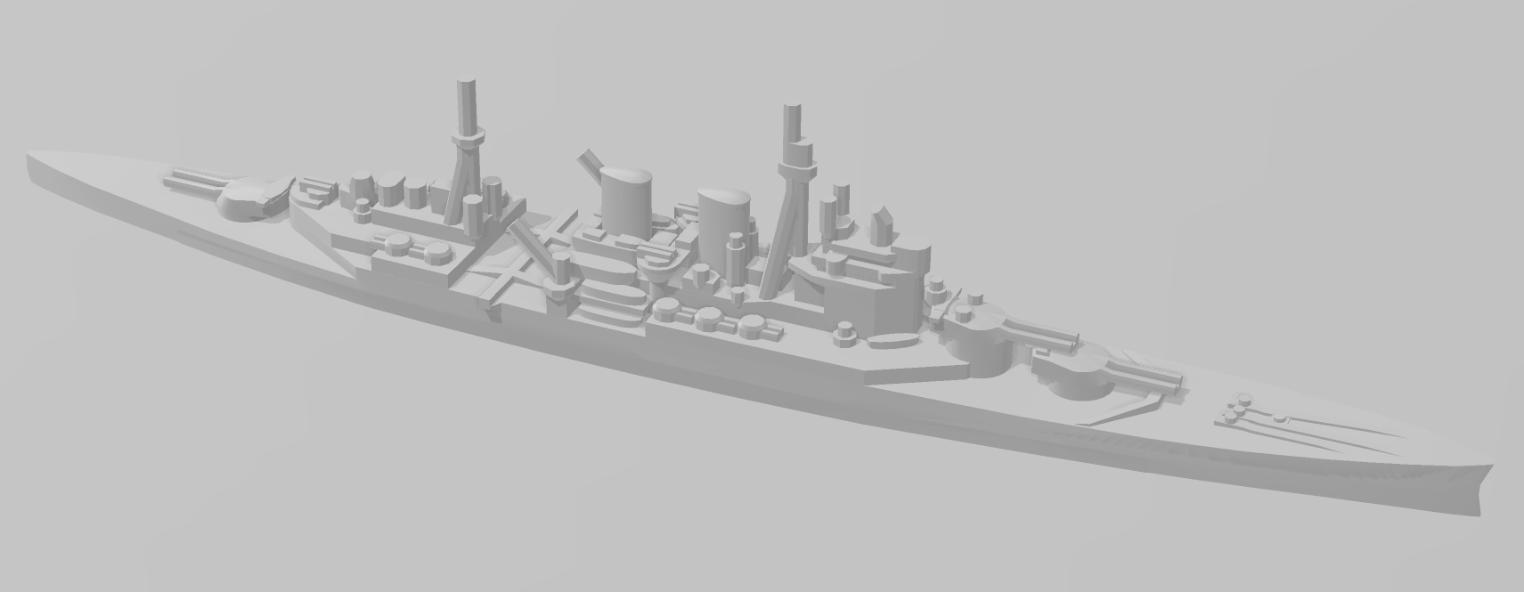 Battleship - HMS Renown - Royal Navy - Wargaming - Axis and Allies - Naval Miniature - Tabletop Games - Warships