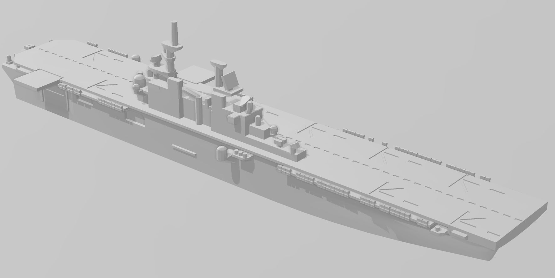 Carrier - Wasp (postwar) - LHD - USN - Wargaming - Axis and Allies - Naval Miniature - Tabletop Games - Warships