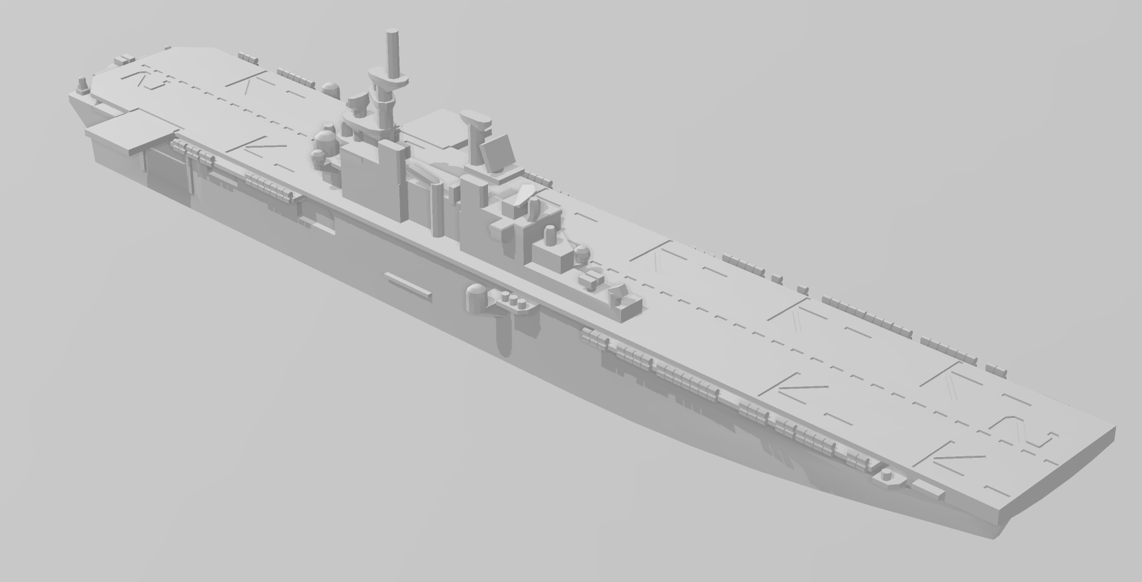 Carrier - Wasp (postwar) - LHD - USN - Wargaming - Axis and Allies - Naval Miniature - Tabletop Games - Warships