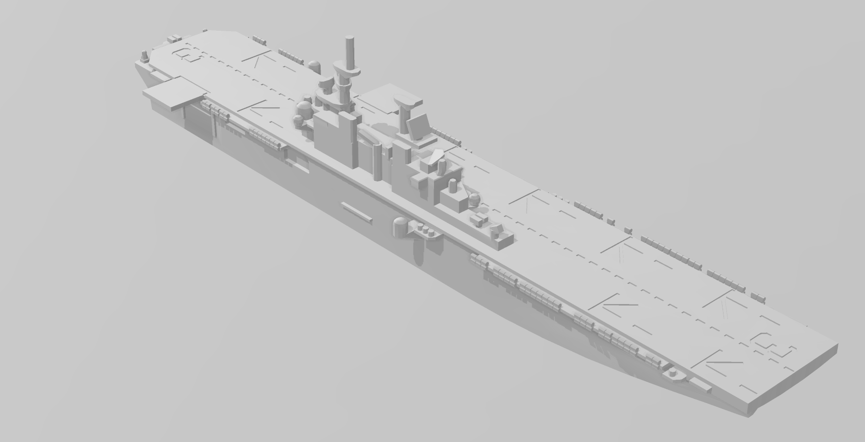 Carrier - Wasp (postwar) - LHD - USN - Wargaming - Axis and Allies - Naval Miniature - Tabletop Games - Warships