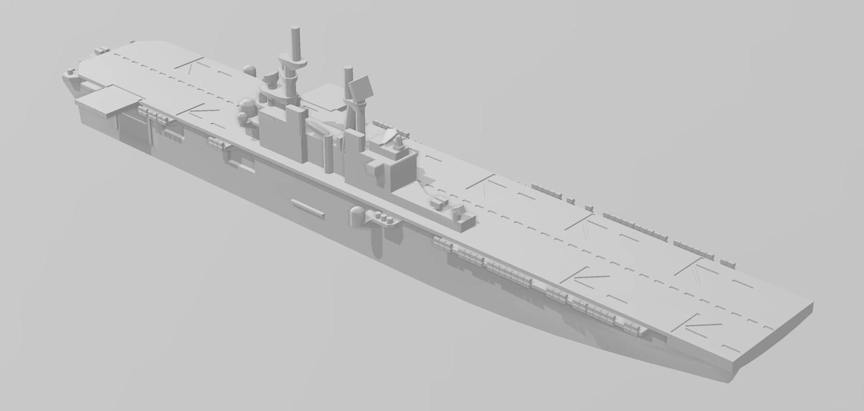 Carrier - Wasp (postwar) - LHD - USN - Wargaming - Axis and Allies - Naval Miniature - Tabletop Games - Warships