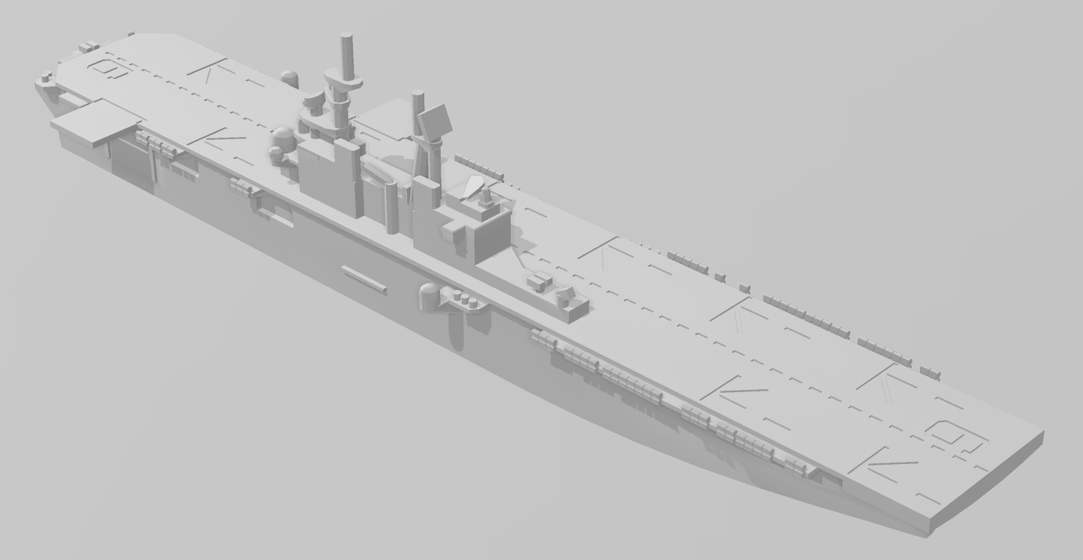 Carrier - Wasp (postwar) - LHD - USN - Wargaming - Axis and Allies - Naval Miniature - Tabletop Games - Warships