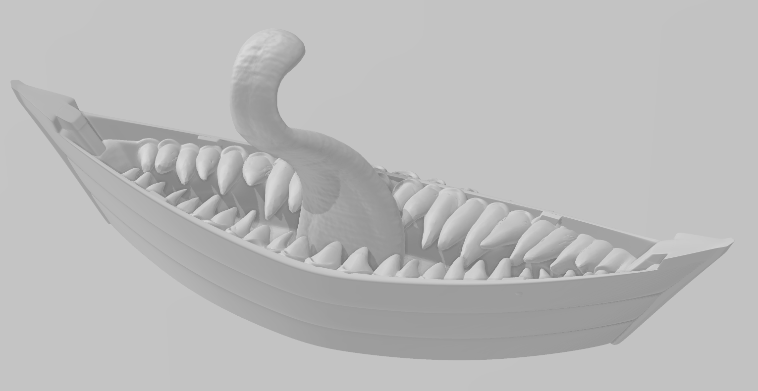 Canoe Mimic - DND - Pathfinder - Dungeons & Dragons - RPG - Tabletop - mz4250- Miniature-28mm-1"Scale