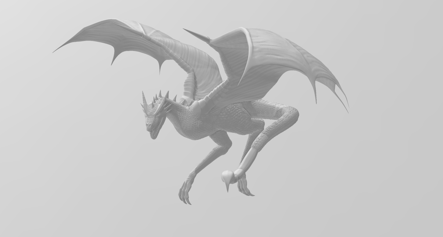 Deep Drake - DND - Pathfinder - Dungeons & Dragons - RPG - Tabletop - mz4250- Miniature-28mm-1"Scale