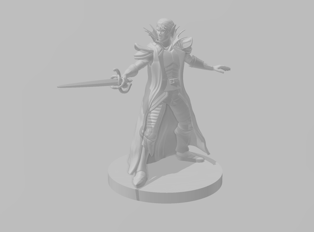 Shadow Fey Elves - DND - Pathfinder - Dungeons & Dragons - RPG - Tabletop - mz4250- Miniature-28mm-1"Scale