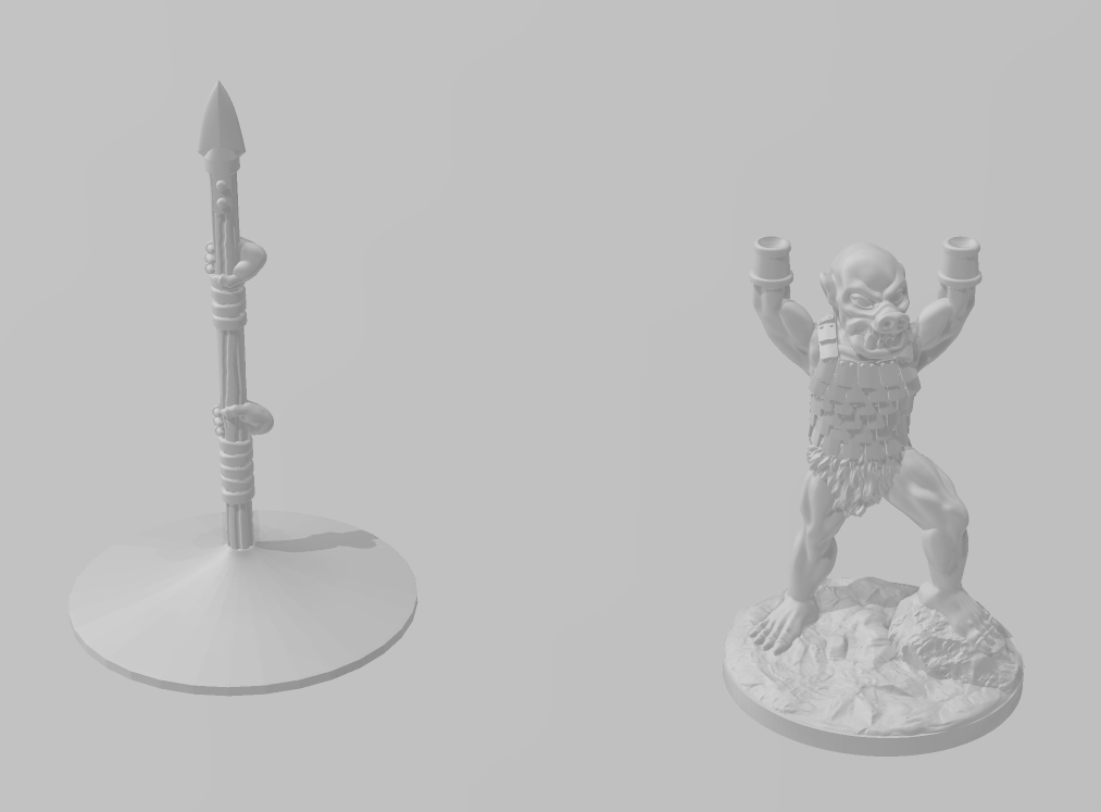 Ork Warriors - 28 mm / 1" - DragonLock - DND - Pathfinder - RPG - Dungeon & Dragons - Terrain - Fat Dragon Games