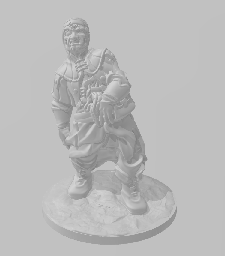 Zombies - 28 mm / 1" - DragonLock - DND - Pathfinder - RPG - Dungeon & Dragons - Terrain - Fat Dragon Games