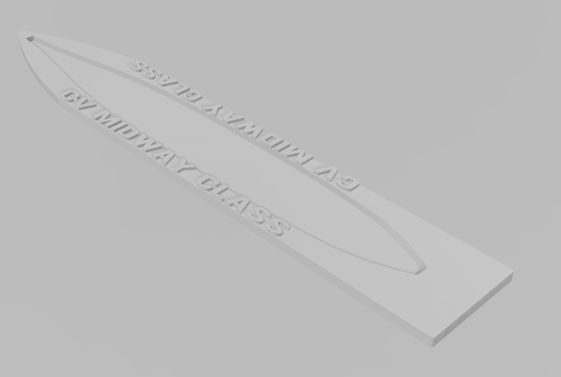 Midway Class - Ship Bases - Naval Miniature Bases