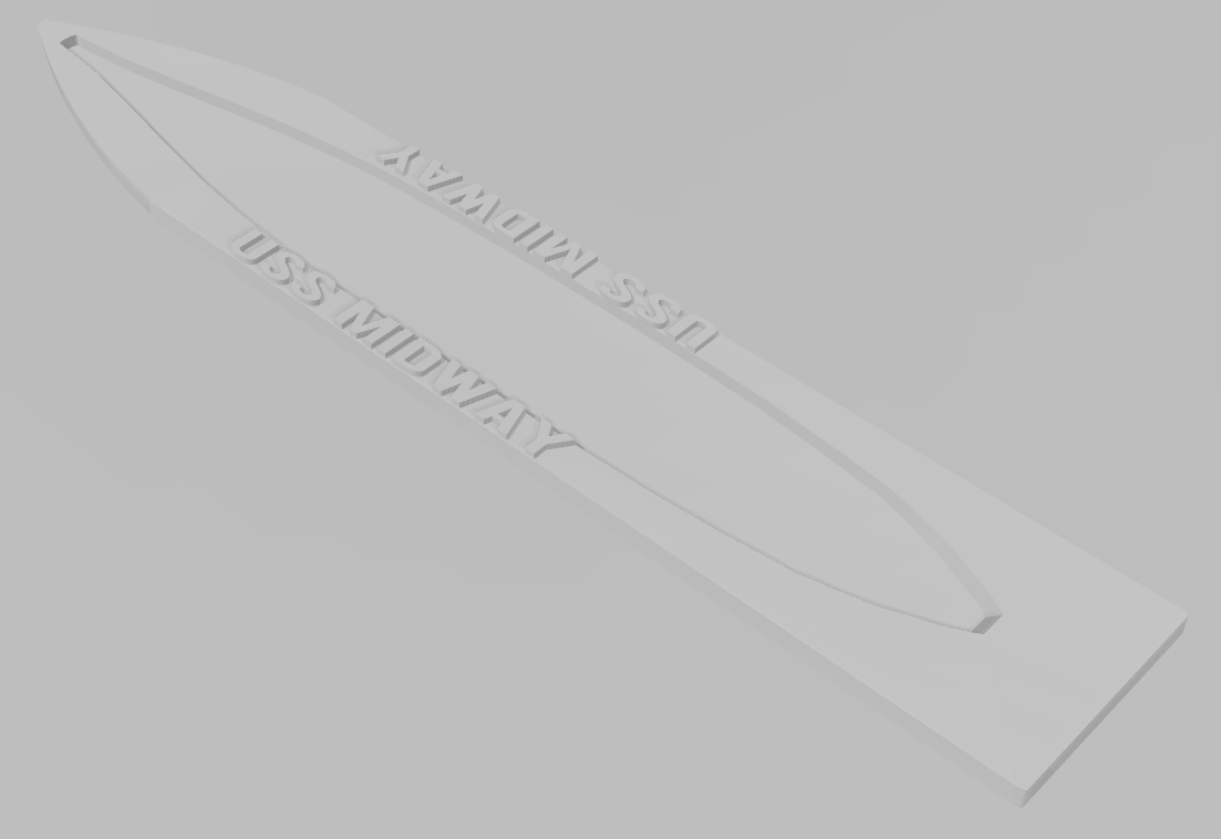 Midway Class - Ship Bases - Naval Miniature Bases