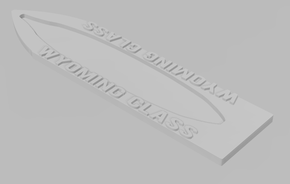 Wyoming Class - Ship Bases - Naval Miniature Bases