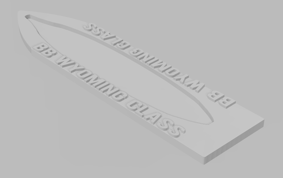 Wyoming Class - Ship Bases - Naval Miniature Bases