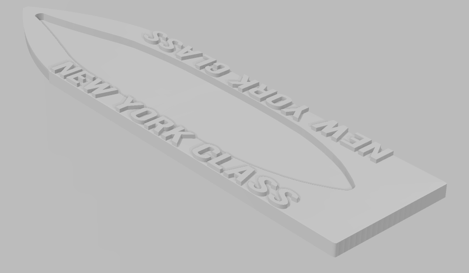 New York Class - Ship Bases - Naval Miniature Bases