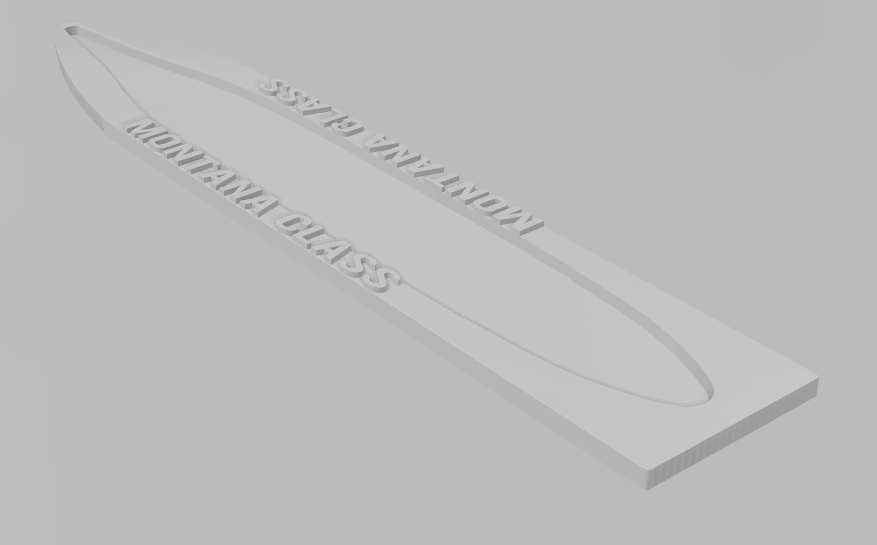 Montana Class - Ship Bases - Naval Miniature Bases