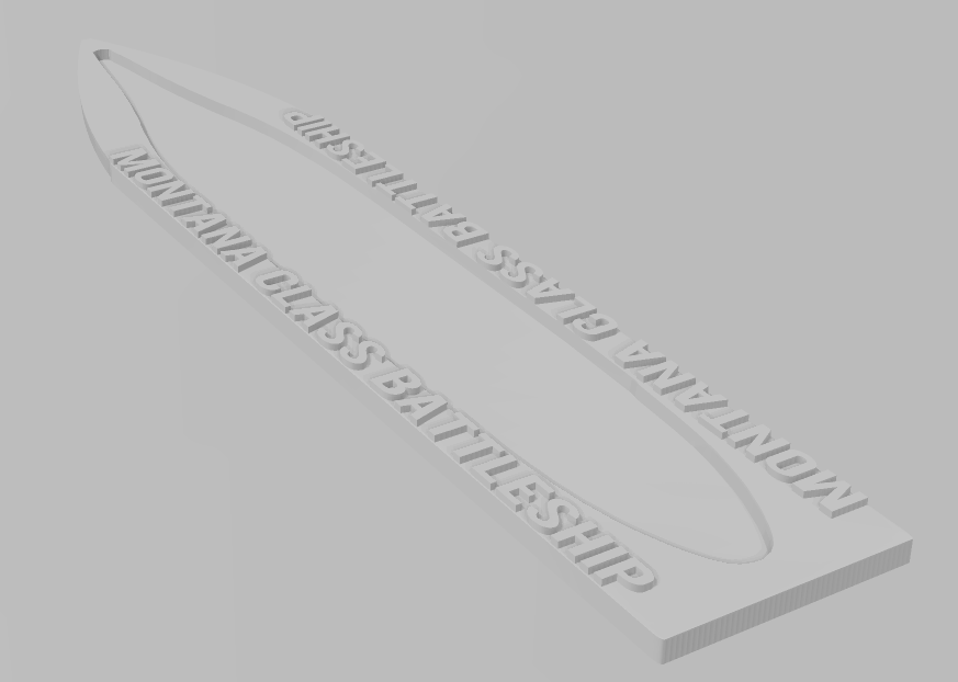 Montana Class - Ship Bases - Naval Miniature Bases