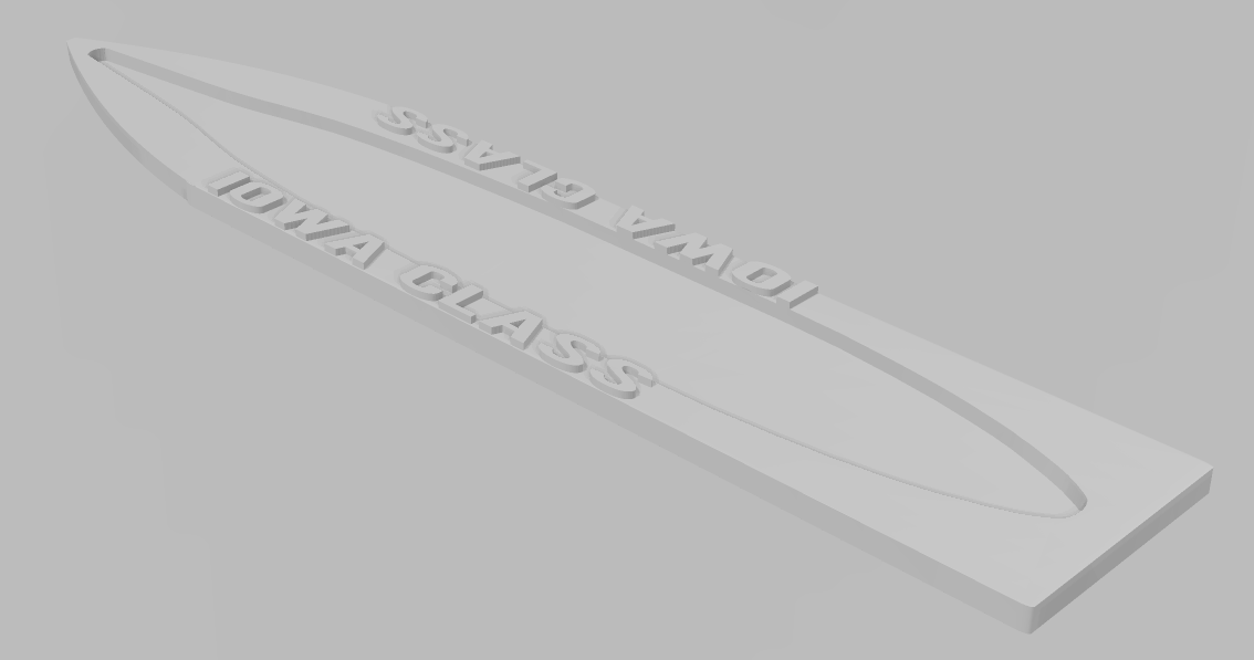 Iowa Class - Ship Bases - Naval Miniature Bases