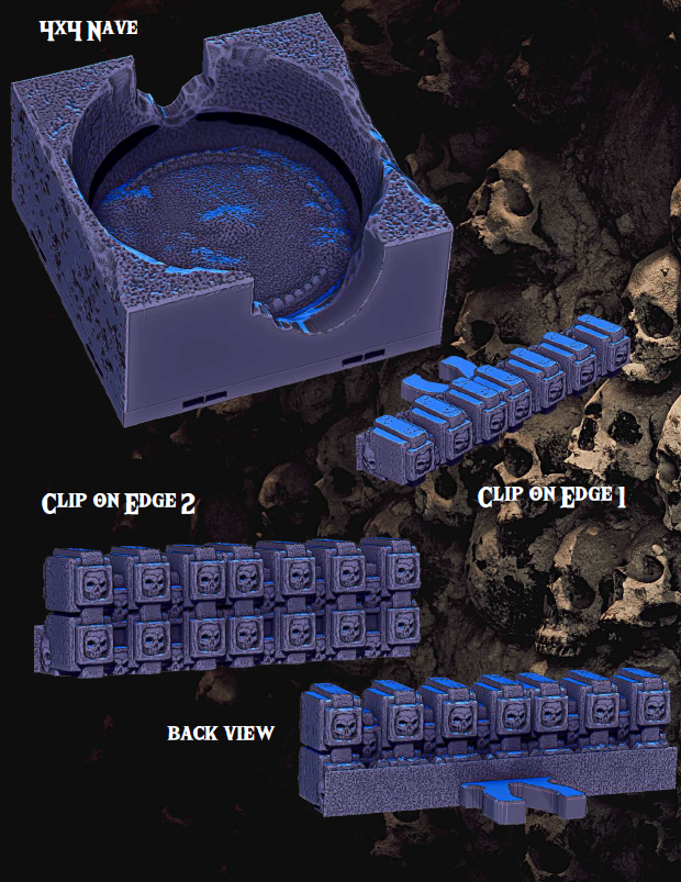 Brekkis Bastille - Pathfinder - Dungeons & Dragons - RPG - Tabletop-Terrain - 28 mm / 1"- Aether Studios