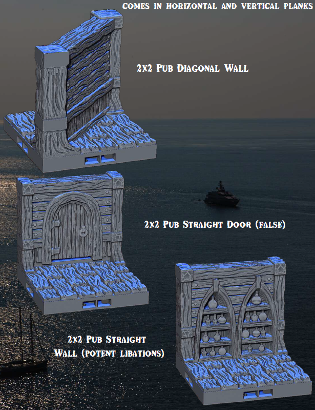 Karlaaga Pub - Pathfinder - Dungeons & Dragons - RPG - Tabletop-Terrain - 28 mm / 1"- Aether Studios
