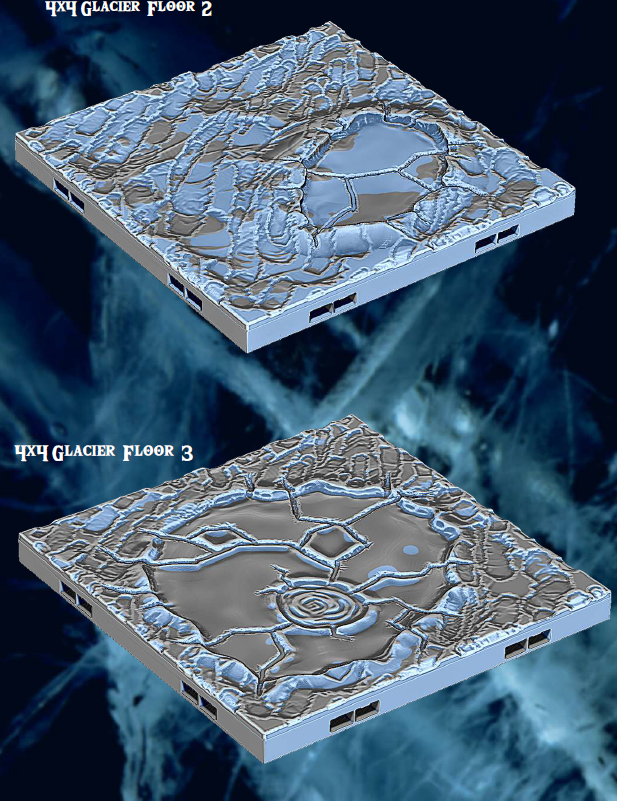 Ice Cavern Mines Part 2 - Pathfinder - Dungeons & Dragons - RPG - Tabletop-Terrain - 28 mm / 1"- Aether Studios