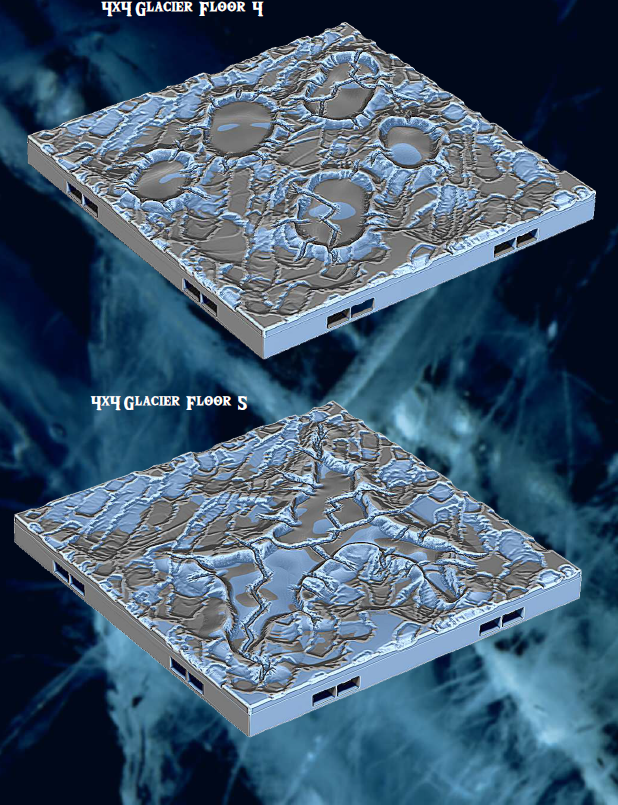 Ice Cavern Mines Part 2 - Pathfinder - Dungeons & Dragons - RPG - Tabletop-Terrain - 28 mm / 1"- Aether Studios