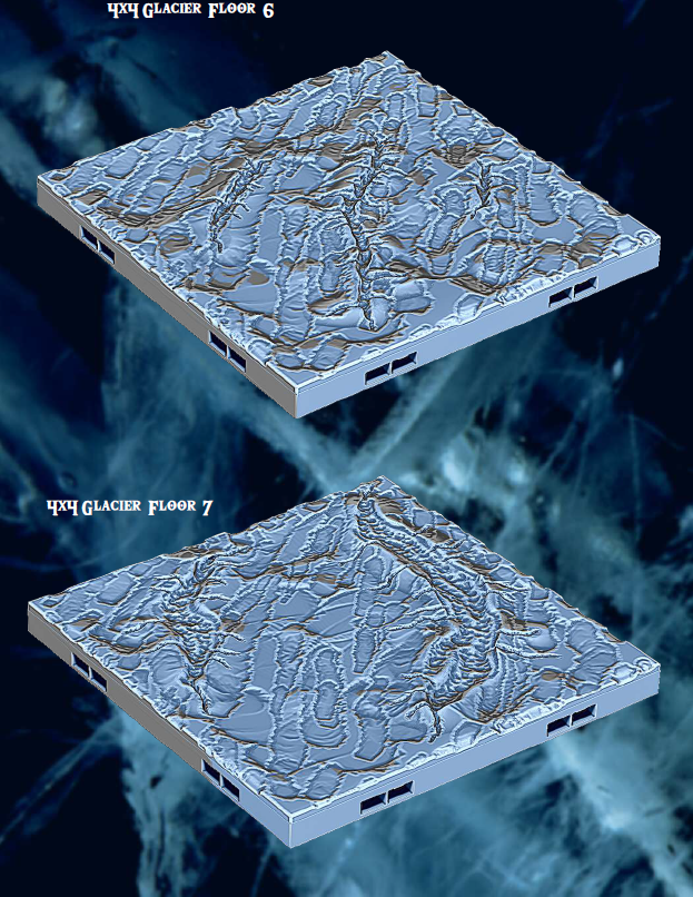 Ice Cavern Mines Part 2 - Pathfinder - Dungeons & Dragons - RPG - Tabletop-Terrain - 28 mm / 1"- Aether Studios