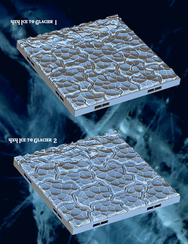 Ice Cavern Mines Part 2 - Pathfinder - Dungeons & Dragons - RPG - Tabletop-Terrain - 28 mm / 1"- Aether Studios