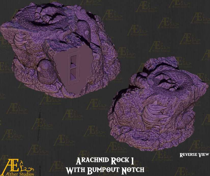 Caves II - Pathfinder - Dungeons & Dragons - RPG - Tabletop-Terrain - 28 mm / 1"- Aether Studios