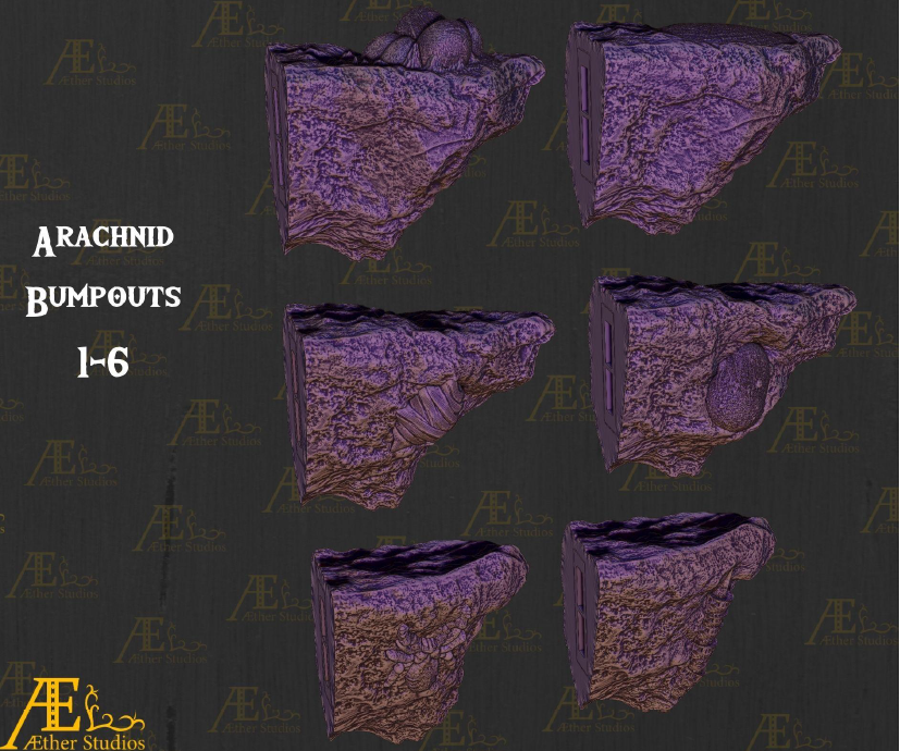 Caves II - Pathfinder - Dungeons & Dragons - RPG - Tabletop-Terrain - 28 mm / 1"- Aether Studios