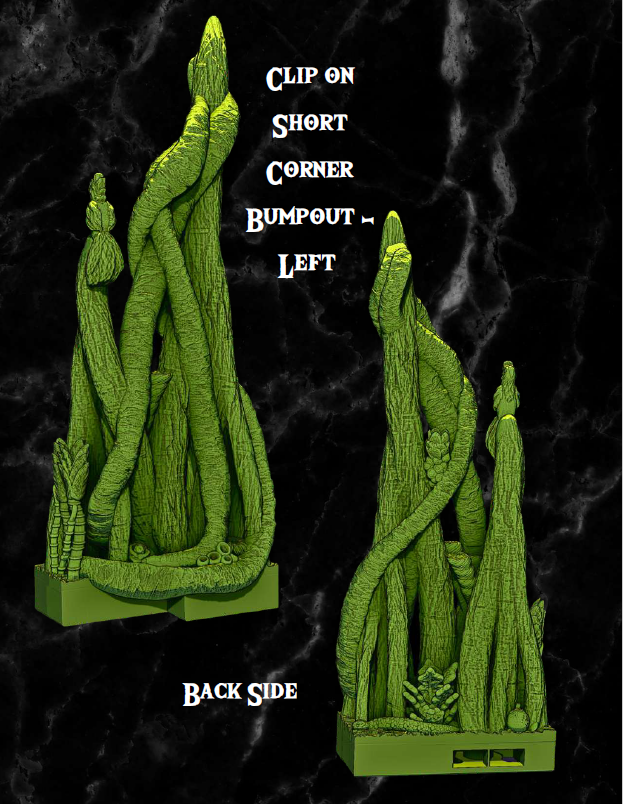 Clip on Banyan Jungles - Pathfinder - Dungeons & Dragons - RPG - Tabletop-Terrain - 28 mm / 1"- Aether Studios