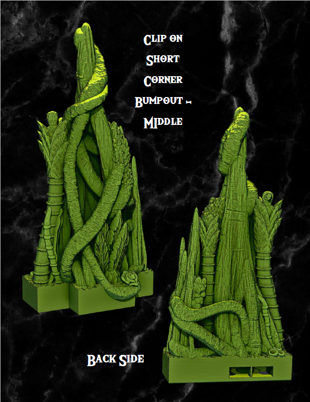 Clip on Banyan Jungles - Pathfinder - Dungeons & Dragons - RPG - Tabletop-Terrain - 28 mm / 1"- Aether Studios