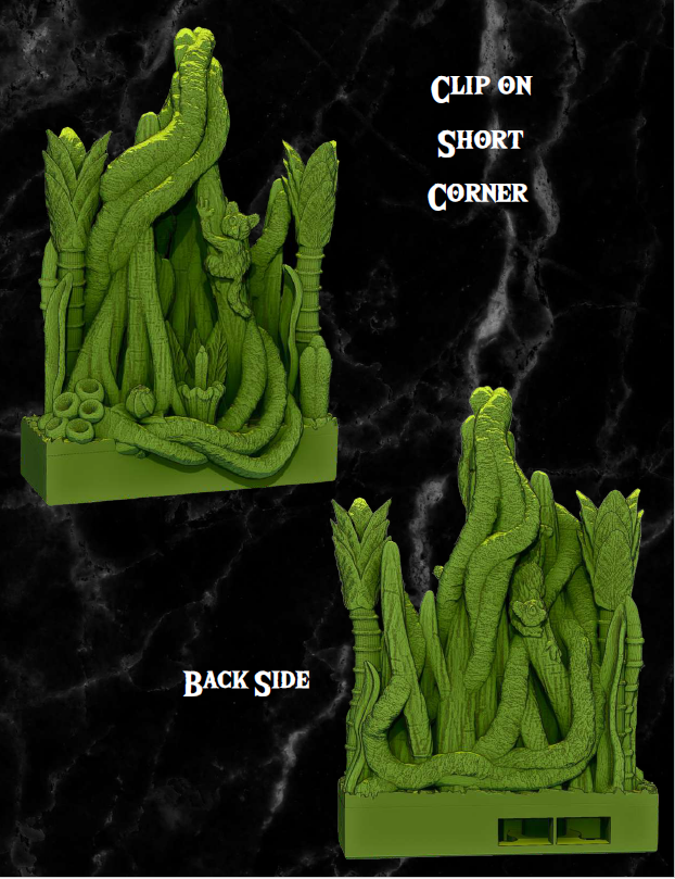 Clip on Banyan Jungles - Pathfinder - Dungeons & Dragons - RPG - Tabletop-Terrain - 28 mm / 1"- Aether Studios