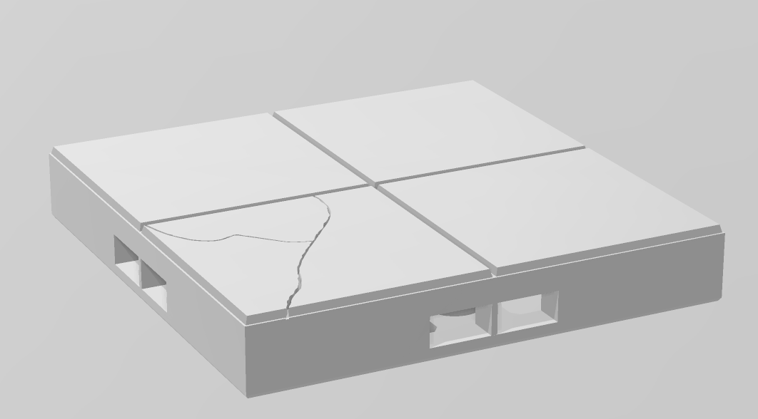 Cracked Marble Floors - Pathfinder - Dungeons & Dragons - RPG - Tabletop-Terrain - 28 mm / 1"- Aether Studios