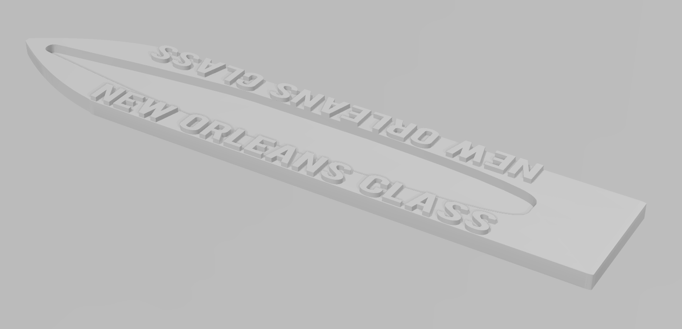 New Orleans - Ship Bases - Naval Miniature Bases