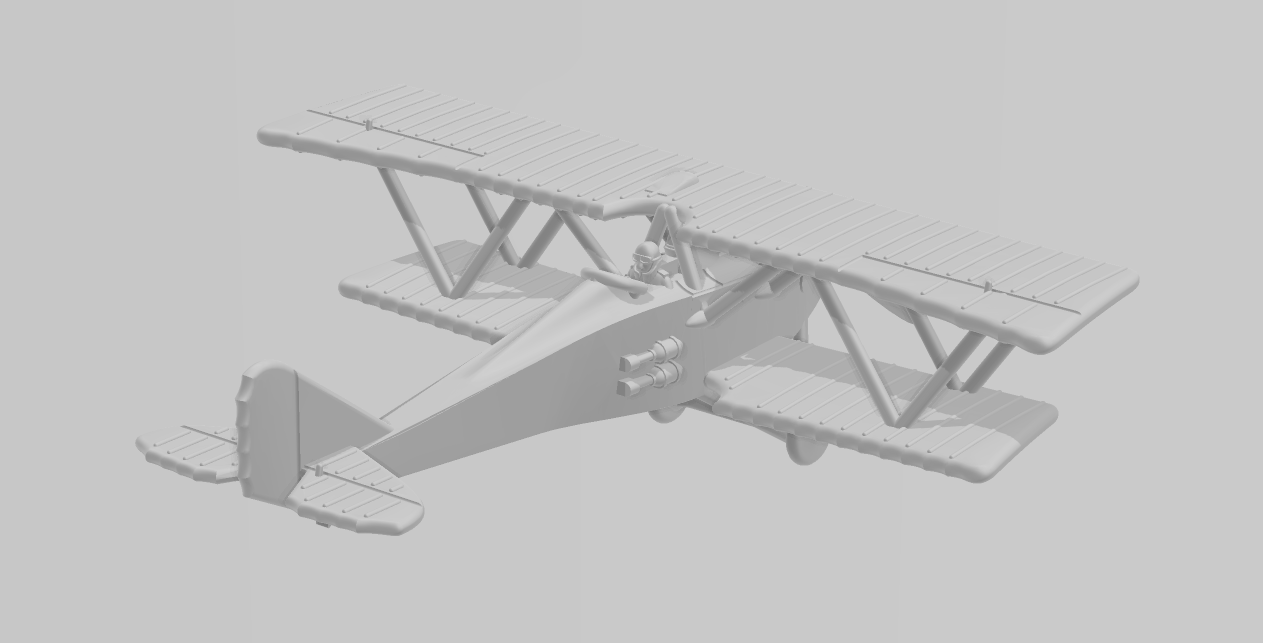 Ansaldo SVA 10 - WWI Two Seaters - 1/144 Scale - wargame3d