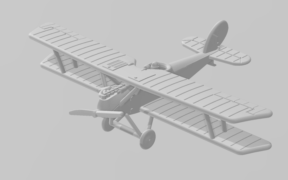 Halberstadt Cl.IV - WWI Two Seaters - 1/144 Scale - wargame3d