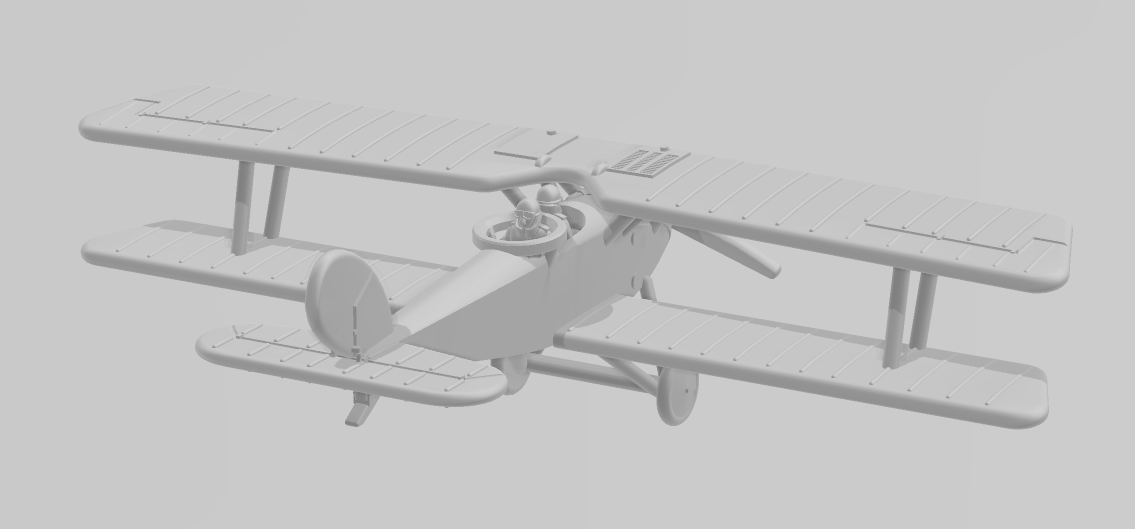 Halberstadt Cl.IV - WWI Two Seaters - 1/144 Scale - wargame3d